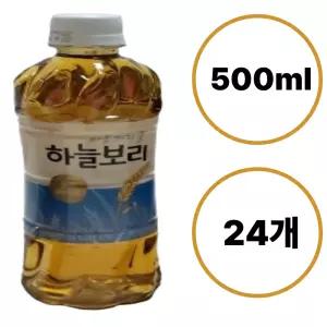 하늘보리 유/무라벨 랜덤 500ml 24개 1박스