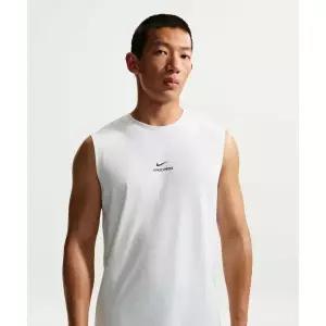 [나이키] NIKE 프로 민소매 트레이닝 탑 M - 화이트 블랙 IM4900-100 481300
