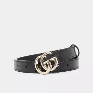 26SS GG로고 마몬트 씬 레더 2CM 여성 벨트 409417 0AAA5 1000
