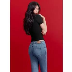 [백화점 정품] 게스 진 여성 뒷절개포인트 플레어 부츠컷 YQ1D6037