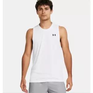 언더아머 UNDER ARMOUR 남자 나시티 1382795-100 Tech 테크 탱크 슬리브리스 운동복 트레이닝복 나시 티