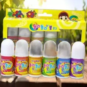 돌리돌리 볼 물감 60ml x 6색 세트