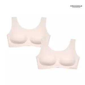 [크로커다일] 소프트 나일론모달 패드일체형 U넥 브라2종 소프트오트 CDWBR5O132