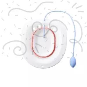 좌욕기 치질케어 임산부 접이식 휴대용 가정용 좌욕대야 화장실 전용 실리콘 온수 좌욕용품