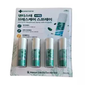 덴티스테 브레스케어 스프레이 15ml x 4개
