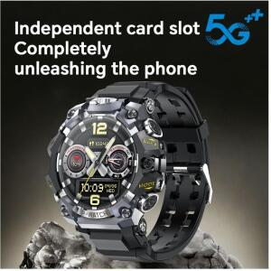 4G 스마트워치 안드로이드 10.0 2150mAh 배터리 800만 화소 HD 듀얼 카메라 AMO GPS WIFI NFC 화상 통화 SI