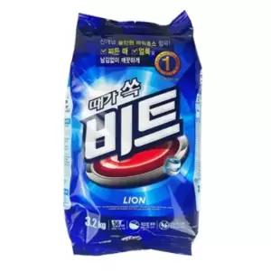 비트 3.2kg 가루세제 -TJ 세제 빨래 세탁 비트 실내세탁 실내건조 가루세제 세탁기세제