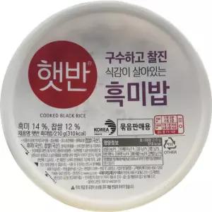 CJ제일제당 [cj제일제당] 햇반 흑미밥210gx 36개)