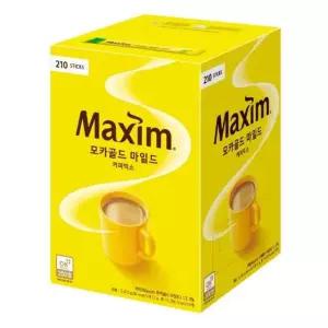 맥심 모카골드 커피믹스 12gx210T 식 음료 수 전통차 건강 티백 탕비실 회사 오피스 간식 차류
