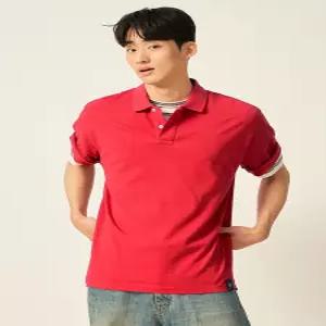 [빈폴멘]헤리티지 클럽 피케 칼라넥 티셔츠 - 레드 (BC5442C916)