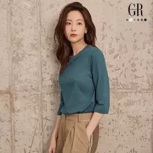 26FW 퓨어코튼100 7부 티블라우스 6종