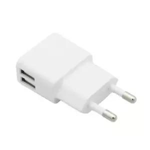 2포트 5V 2A 화이트 충전기 휴대용 단자