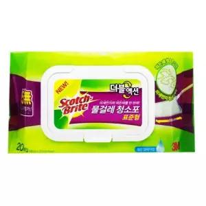 20매입 표준형 물결레 더블액션 28x20cm 3M 물결레청소포 청소포