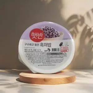 [셀러허브 식품][CJ제일제당] 햇반 흑미밥 210g 36개 (11582797A)