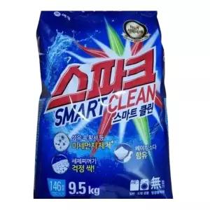 애경산업 스파크 찬물에 잘녹는 세탁세제 리필 9.5kg 2팩