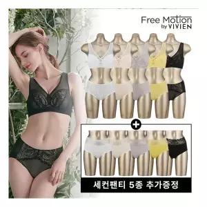 {백화점 상품} 비비안 프리모션 리프팅보정 노와이어 여성속옷세트 15종+세컨증정 496227