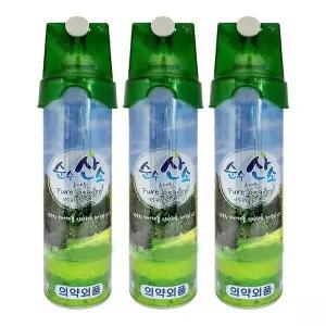 산소캔 산소 휴대산소 816ml산소 휴대용산소캔 캔형산소3개