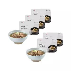 사미헌 한끼갈비탕 700g, 5개