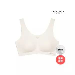 크로커다일 이너웨어 번들상품 중복 5% 라이크라 인견쉘론 V넥 심리스브라 1종 CDWBR4N05A 1001801