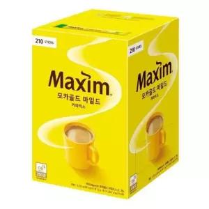맥심 모카골드 커피믹스 오피스 12gx210T 식음료 티백