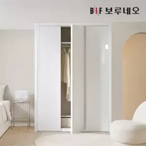 보루네오 E0 하이그로시 샤인 여닫이 작은방 붙박이장 10cm