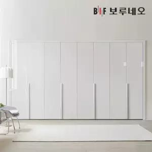 보루네오 E0 하이그로시 글로시 여닫이 붙박이장 30cm