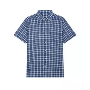 닥스 [25SS [스테디셀러 블루 체크 울혼방 반팔캐주얼셔츠 WMSH5B007B2 513949
