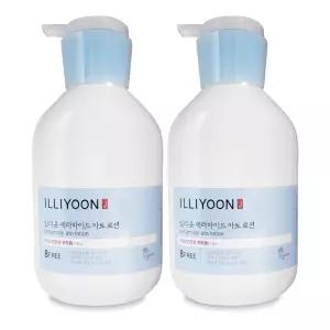 일리윤 세라마이드 아토 로션 350ml 얼굴겸용 올인원 바디로션 2개 S1