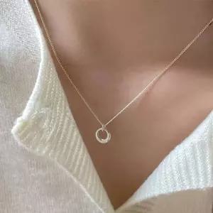 [라일리쥬얼리] Rly 원형 링 펜던트 목걸이