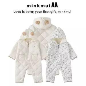 밍크뮤 minkmiu 뮤엘.플라워.패딩아우터우주복 36A14-603-01 36A14-603-02 출산백일돌선물 36A14-603-0102-