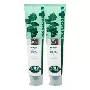 SIAM COSMECEUTICAL 덴티스테 뉴 플러스 화이트 치약 200g 2개 Ss