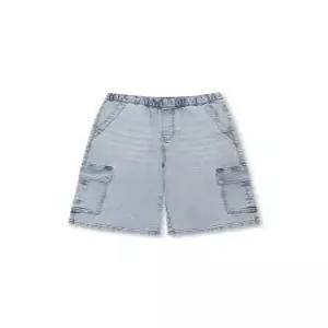 공용 6부 카고 데님 쇼츠_PKG2DH3023LIN