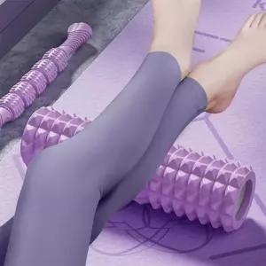 EVA 종아리 필라테스 요가 마사지 퍼플 폼롤러