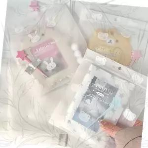 곰토끼 간식 구디백 귀여운 포장지 선물 답례품 어린이집 투명 비닐 파우치