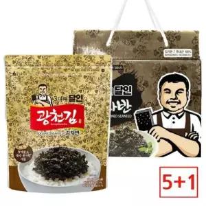 [5+1] 광천김 달인 김자반 5봉 선물세트/조미김/자반김