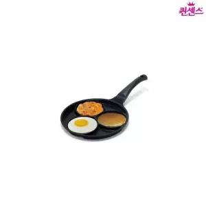 [제이큐]퀸센스 블랙 인덕션 3구 에그팬