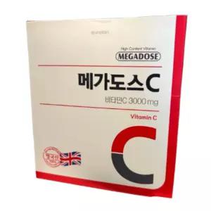 고려은단 메가도스C 비타민C 3000mg 100포 2개