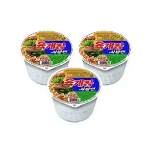 무료배송 농심 육개장사발면 86g x 24입 컵라면