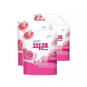 [텐바이텐]피죤 일반섬유유연제 강력탈취 섬유유연제 2300ml X 6개 핑크로즈