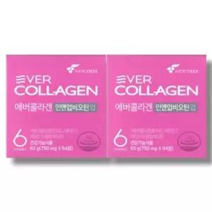 [영양친구] 에버콜라겐 인앤업비오틴 업 750mg x 84정 2개 저분자콜라겐펩타이드