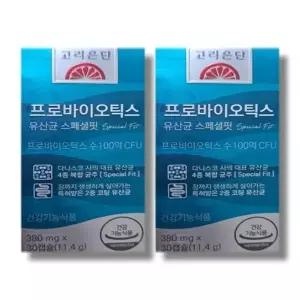 고려은단 프로바이오틱스 유산균 스페셜핏 30캡슐 2박스