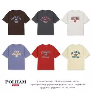 폴햄 키즈 공용 아이차 루즈핏 프린트 반팔티PKG2TS3031