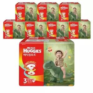 하기스 2026 매직컴포트 밴드형 3단계 남여공용 68Px8