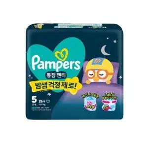 팸퍼스 통잠 팬티 5단계 남여공용 26P