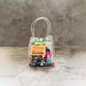 PVC 쇼핑백 투명가방 구디백 답례품 선물포장 13x15x7