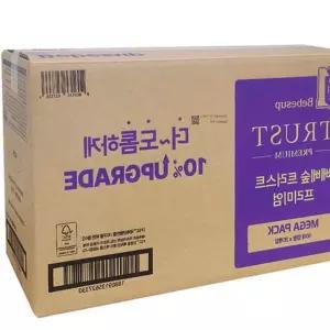 베베숲 트러스트 메가팩 물티슈 캡형 80매 LWFJWLTE 20팩 숨시그니처