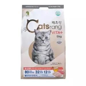 전연령 고양이 반려묘 건식 사료 비타플러스 LWFFXANQ 5kg 건식사료