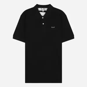 [무교][꼼데가르송]6S AX T066 051 1 블랙 하트 폴로 셔츠 블랙