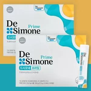 드시모네 프라임 2.5g x 60포 1000억 보장균수 2개월분 2박스