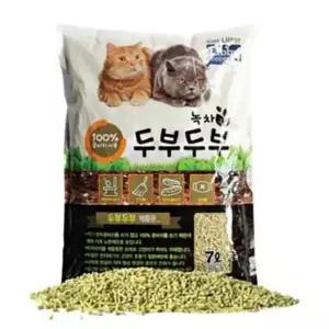 고양이 타비 두부두부 모래 7LX6개 콩비지 녹차
